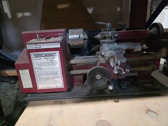 CENTRAL MACHINERY 7 in. x 10 in. Precision Benchtop Mini Lathe