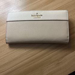 Authenic Kate Spade Stacy Long Wallet in Linen