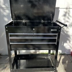 Us General 4 Drawer Roll Cart With 🔑 