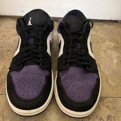 Mens Air Jordan 1 Low “Court Purple” 