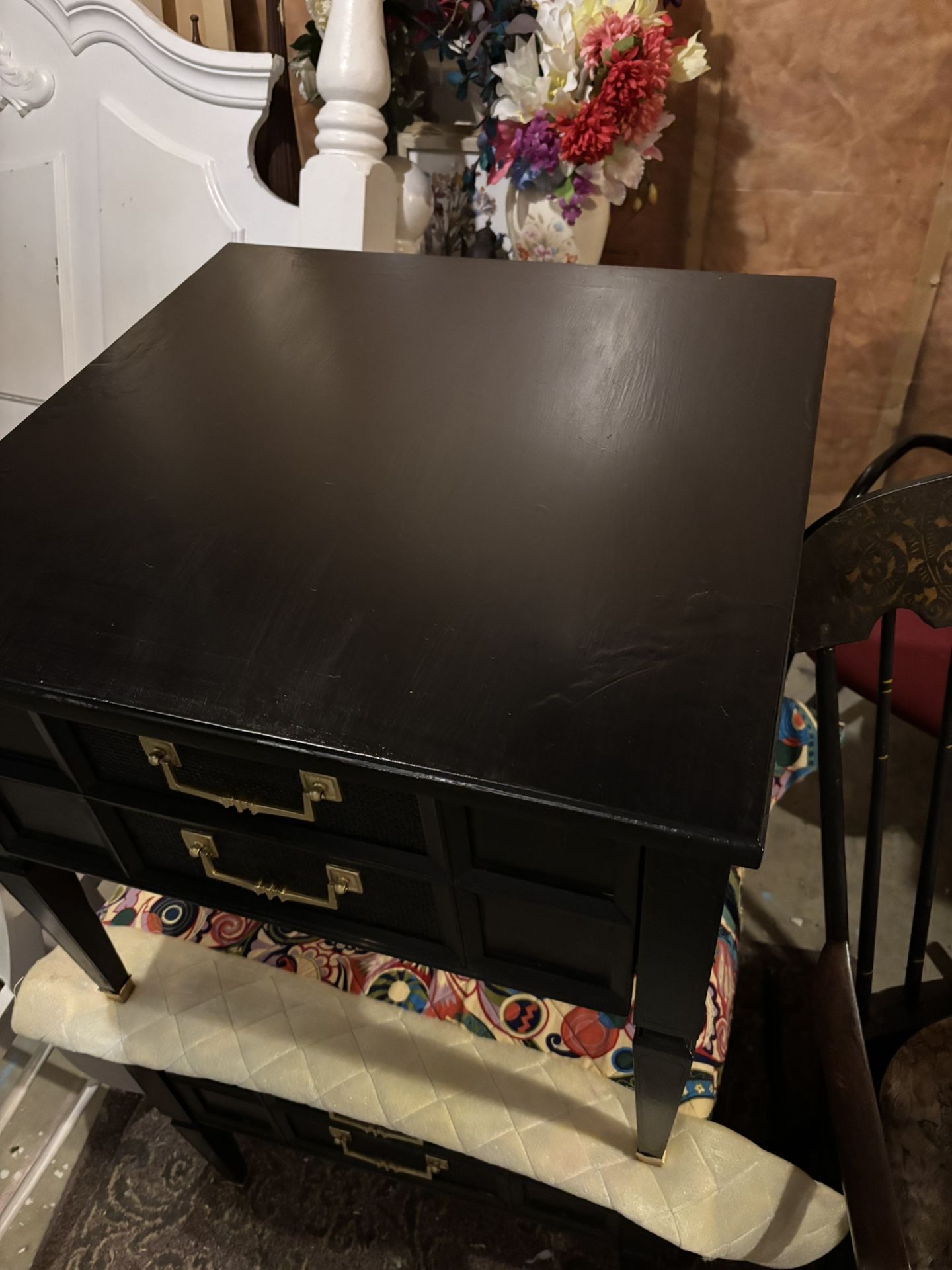 Refurbished Matching End Tables With Drawers