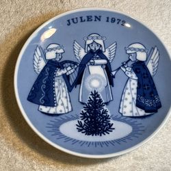 Porsgrund Norway 1972 Christmas Plate