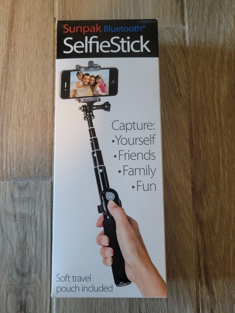 Sunpak Selfie Stick With Bluetooth Remote Item 1008056