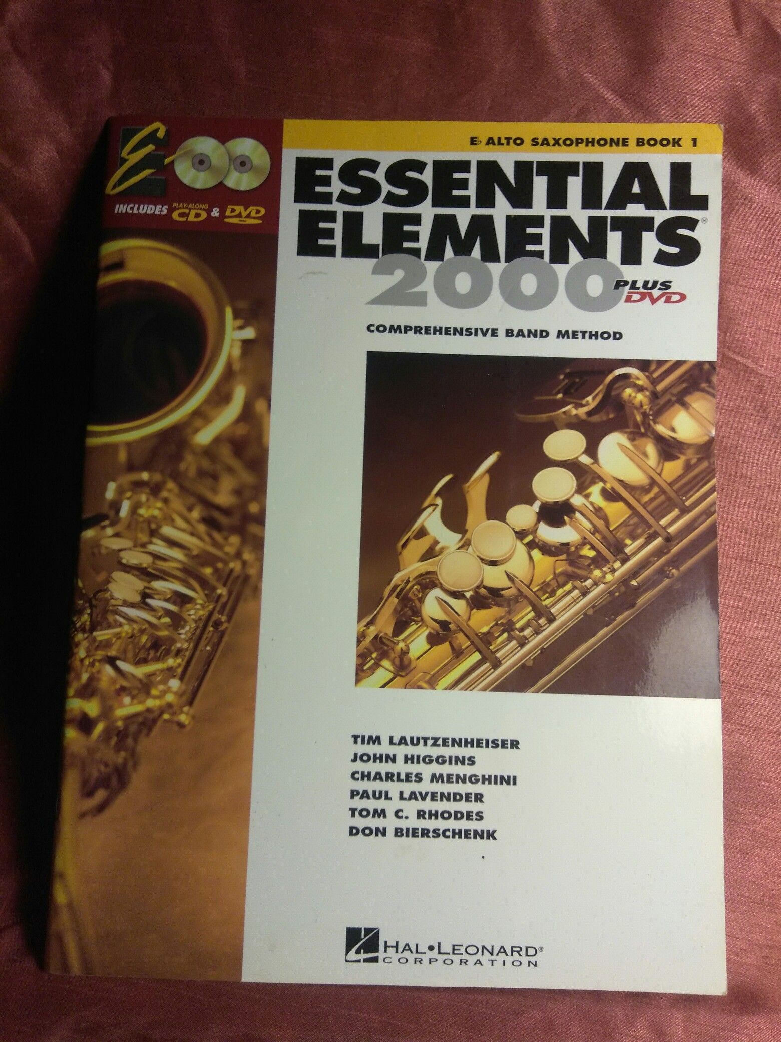ALTO SAXAPHONE Essential Elements Comprehensive Band Method Book ,CD & DVD "EASY TO LEARN" and Play !