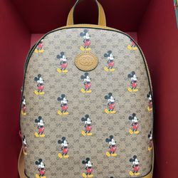 GUCCI DISNEY BACKPACK MINI Gg SUPREME MICKEY MOUSE