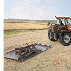 Joewuzun 48" X 86.6"- Yard Drag Sled with Pull Cables HDPE Thickened Yard Glide Heavy Duty Multipurpose Yard Hauler for