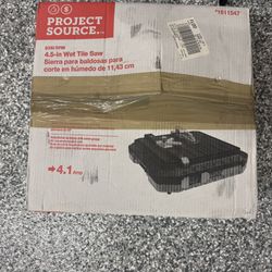 Project Source 4.5 wet tile saw