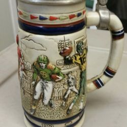 Vintage Football Stein