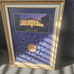 United States of America Presidential Dollars Frame