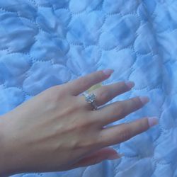 Engagement Ring & Wedding Band Edwardian Vintage Style 2.02 Ct. Radiant Cut