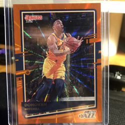 20-21 Donovan Mitchell Orange Laser Donruss