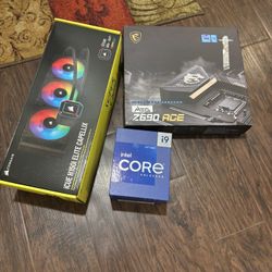 PC Parts MSI MB Core i9-12900K 32GB DDR5!! 360mm AIO RGB READ DESCRIPTION PICK UP ONLY NO TRADE 👉FIRM ON PRICE👈 💲550 FOR All ONLY CASH 💵 
