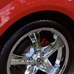 20 Inch Chrome Ford Mustang Wheels