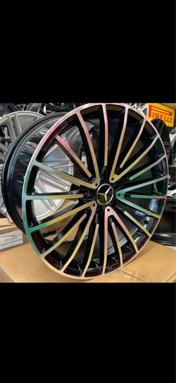 Mercedes 17x8 new amg styie rims new tires set e320 e350 Cla c240 slk