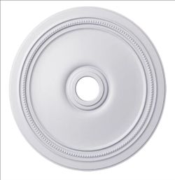(Brand New in Box)
Ekena Millwork CM24DI Diane Ceiling Medallion, 24"OD x 3 5/8"ID x 1 1/4"P (Fits Canopies up to 6 1/4"), Factory Primed /A1-CN-5606