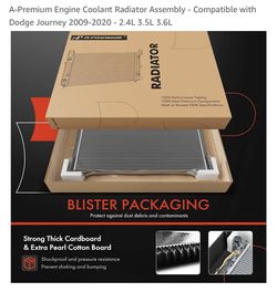 A-Premium Engine Coolant Radiator Assembly 
