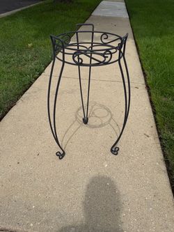 wrought iron plant stands
