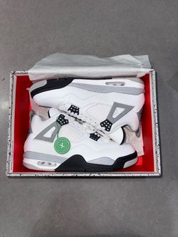 Air Jordan 4 White Cement Sneakers