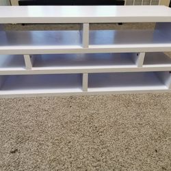 White 55" TV Stand, Table 