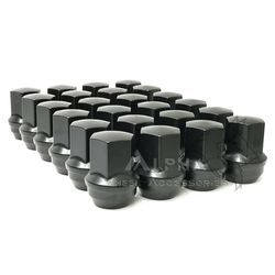 23 BLACK OEM FACTORY STYLE LUG NUTS 14X1.5 FOR 2019 & NEWER JEEP WRANGLER JL