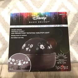 Disney Mickey Mouse Christmas Holiday LED Projection Rotating Light
