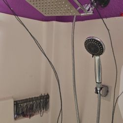Brand New Shower Head with Rain Shower Head & Handheld Spray Combo,3 Handheld Water Spray with 60 Inch Long Shower Hose