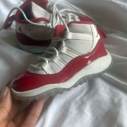 Jordan 11 Retro Cherry Size 6c toddler Shoe 