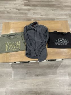 Volcom & Vans Shirt Bundle (Size Medium)