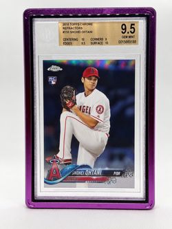 SHOHEI OHTANI 2018 TOPPS CHROME REFRACTORS #150