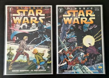 CLASSIC STAR WARS #4 & #6 COMICS [1992] - GOOD CONDITION