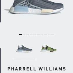 New Mens Adidas Pharrell Williams Hu Nmd Shoes Sneakers Mens Shoes Size 11 Zapatos De Hombre