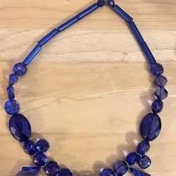 Blue beautiful necklace