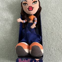 New Inbox, Original Vintage Bratz “Sasha Doll” 2002, Plush Posable, 16 Inch Mga