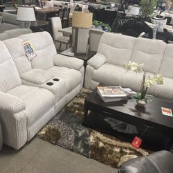 Beautiful Reclining Sofa Loveseat! 📱😃✨ Easy Financing! $1,499! Sale! 