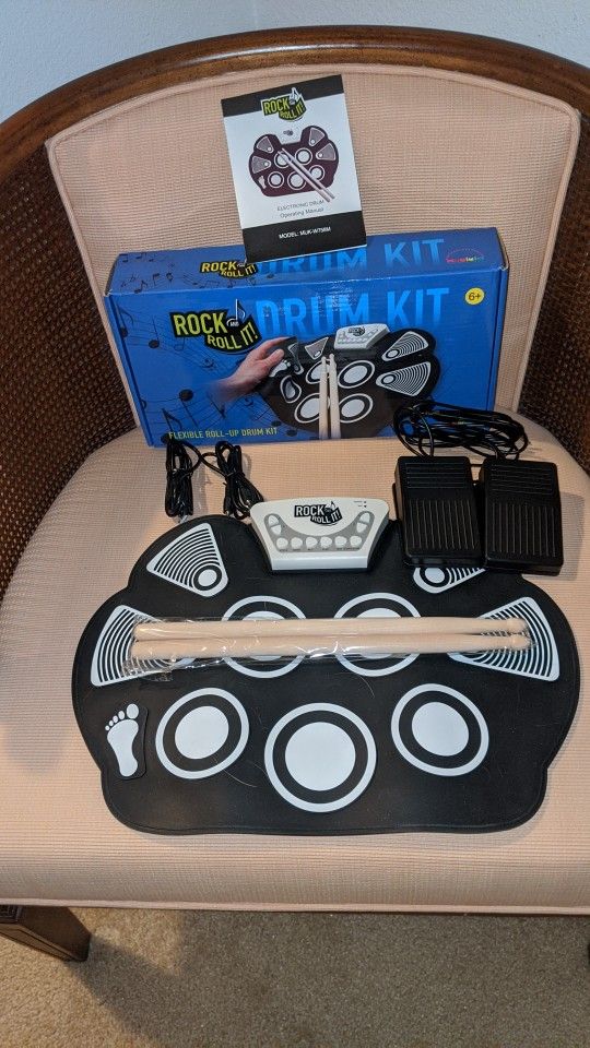Roll Up Portable Drum Kit