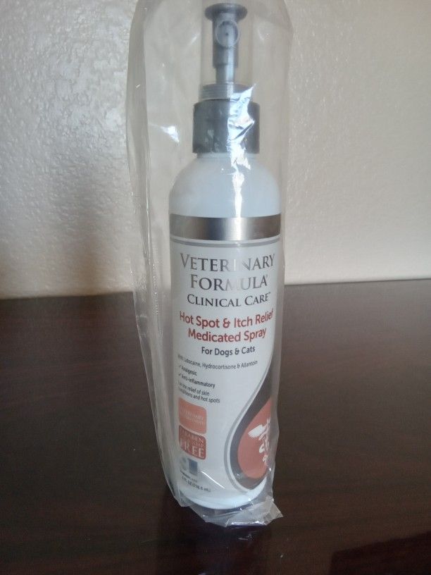 Itch Relief Medicated Spray For Dogs And Cats