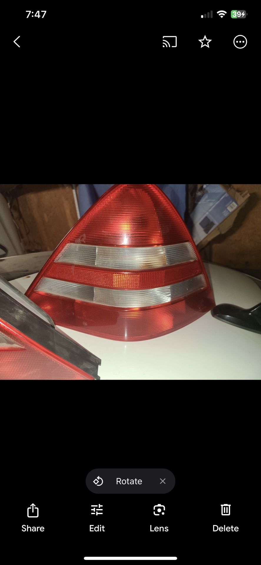 Mercedes Slk Rear Lights