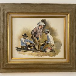Oil painting on canvas by Tom Darrah 1982