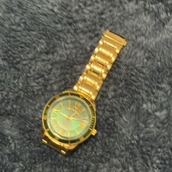 Men’s U.S. Polo Assn. Gold And Green Watch USC80771BU — Great Everyday Watch OBO