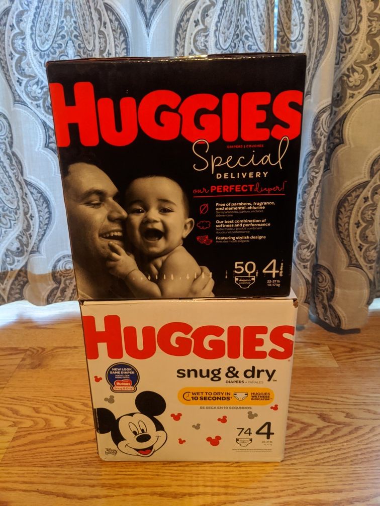 Huggies size 4