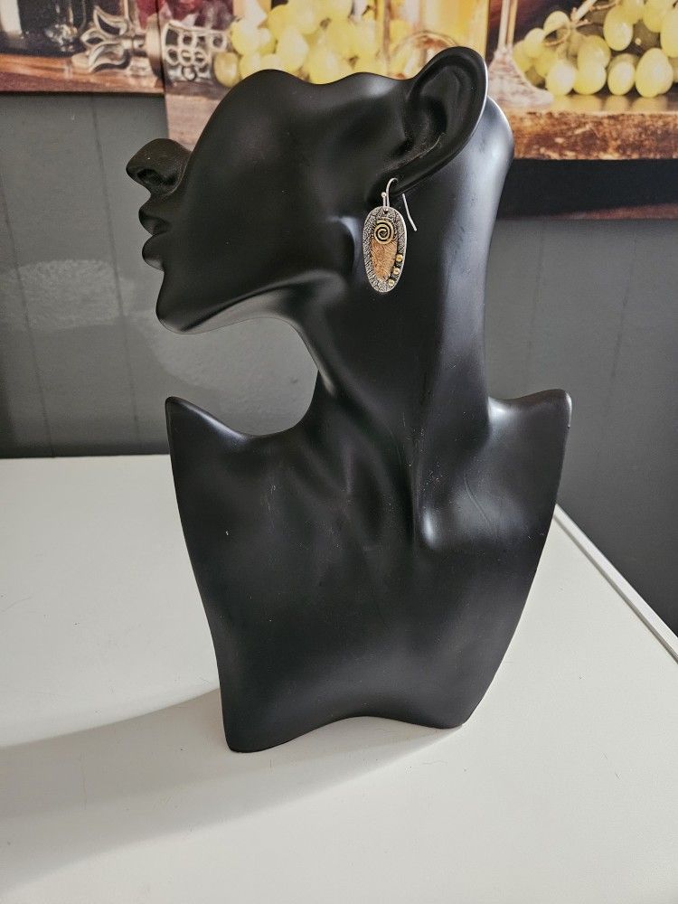 Silver Retro Earrings