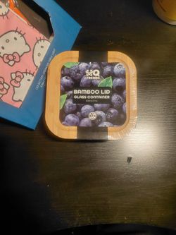 Bamboo Lid Container $7