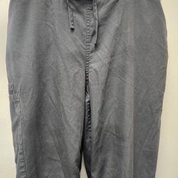 Women's Butter-Soft Gray Scrub Pants Size Small 