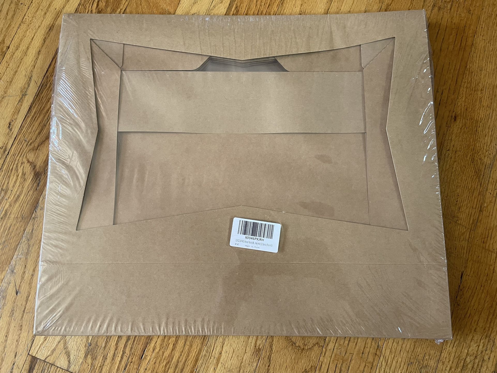 New 8 Pack Brown Pastry Boxes