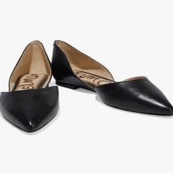 Sam Edelman Black Leather Flats