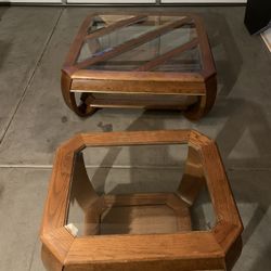 Wood Coffee and End Table