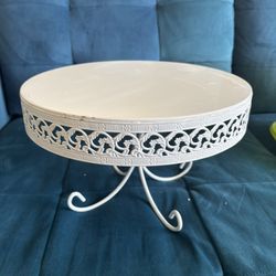 Cake Stand- Metal White