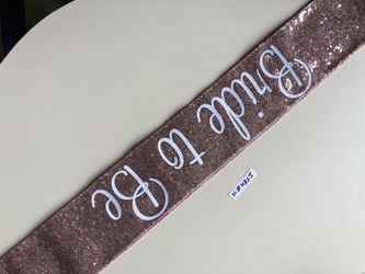 Sashes For Bride To Be/Bachelorette Party