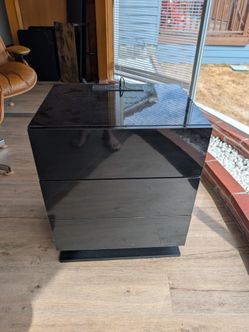 LED side table