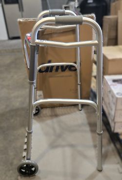 New Drive Folding Walker 5" Wheels